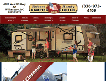 Tablet Screenshot of handycamping.com